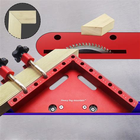 HFM 45 Degree Bevel Cut Fence table saw accessories crosscut sled kit ...