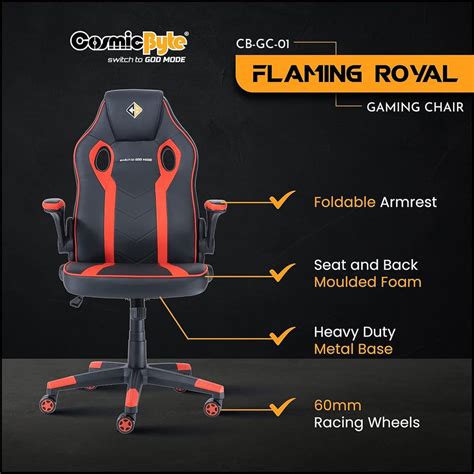 Buy COSMIC BYTE CB-GC-01 Flaming Royale Gaming Chair | Elitehubs.com ...