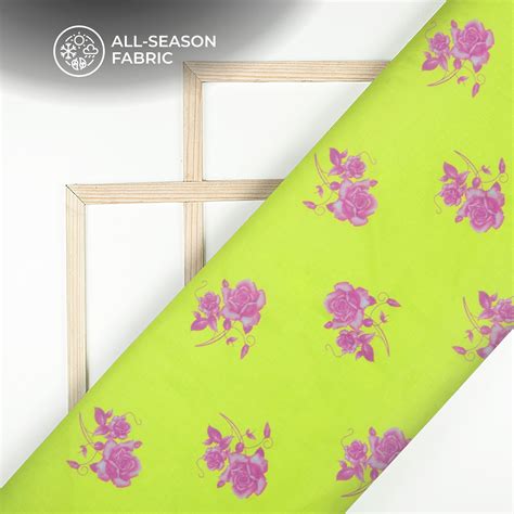 Anciant Rose Digital Print Cotton Cambric Fabric – Fabcurate