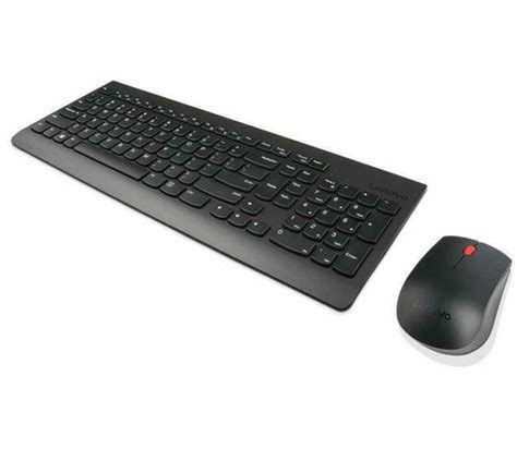 Lenovo Essential Wireless Combo Keyboard & Mouse (US English 103P ...