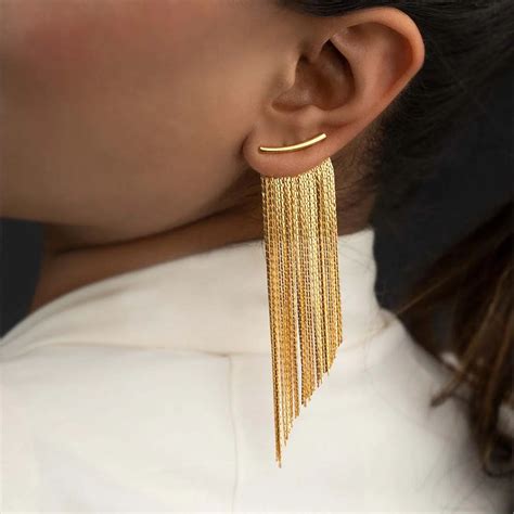 Aria Tassel Dangler - Trendy & Stylish Tassel Earrings for Women - Amalfa