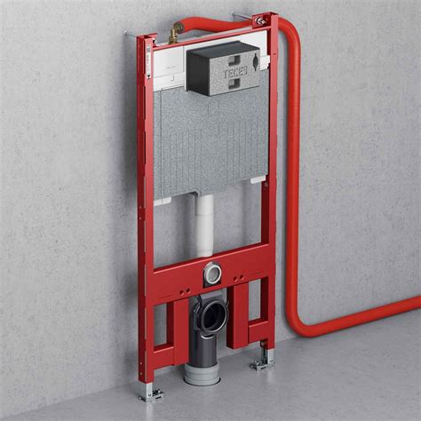 Tece Profil 1120 Wall-Hung Toilet Support Frame with Slim Concealed Oc ...