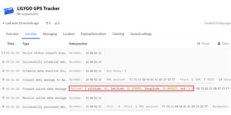 LoRaWAN TTGO GPS Tracker