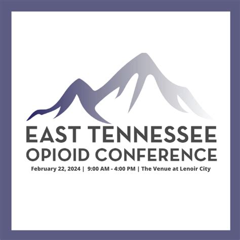 Seventh Annual East Tennessee Opioid Conference - Recording - Metro ...