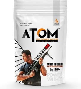 AS-IT-IS Nutrition ATOM Whey Protein 1kg 27g protein FATEH Double Rich ...