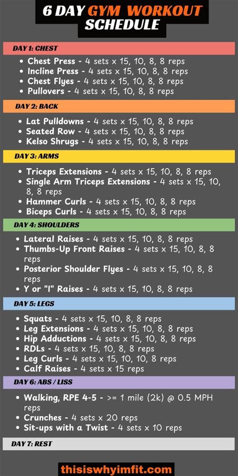 Example Workout Schedule 的图像结果