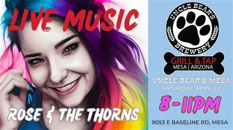 Saturday Live Music with Rose and the Thorns, Uncle Bear's Grill and ...