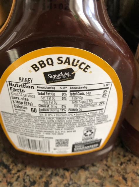 Why you have to read the nutrition label — a barbecue sauce comparison ...