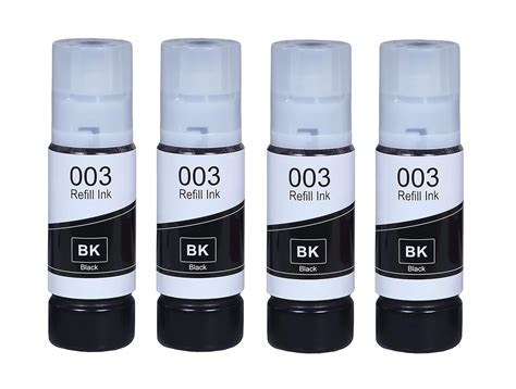 QUINK 003 Refill Ink for Epson L3110, L3115, L3116, L3150, L1110, L3151 ...