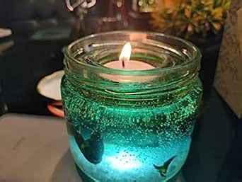 Beverly Big Cute Romantic Glass Jelly Round Glass Decor Gel Wax Party ...