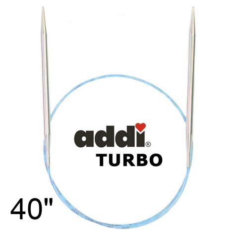 40 Inch (100 Cm) Addi Turbo Circular Knitting Needles - Available Size ...