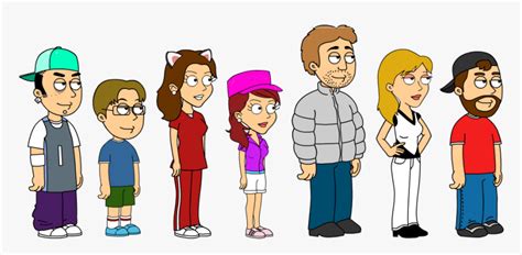 Transparent Goanimate Characters Png - Cartoon, Png Download - kindpng