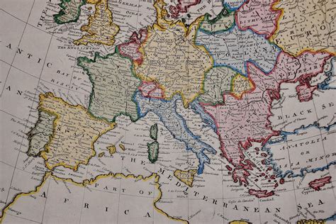 Emanuel Bowen - Europe: An Original 18th Century Hand-colored Map by E. Bowen For Sale at ...