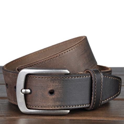 Retro High Quality Genuine Leather Belt Men 100% Cowhide Man Made Belts ...