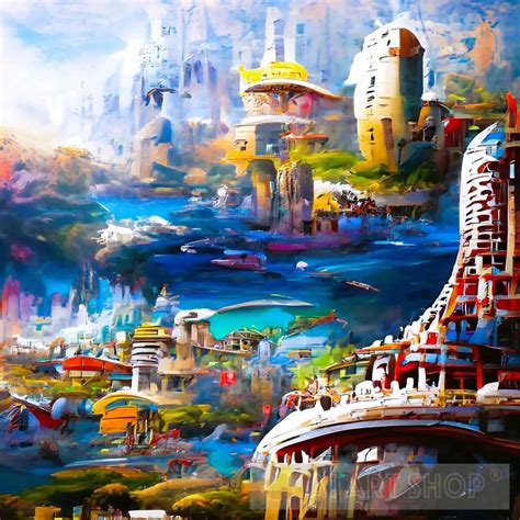 Alien Civilization Digital Art 的图像结果