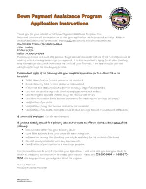 Fillable Online SIHA/NAHASDA Finance Program application Fax Email ...