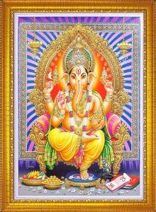 CRAFTSCORNER Lord Ganesha Religious Frame Price in India - Buy ...