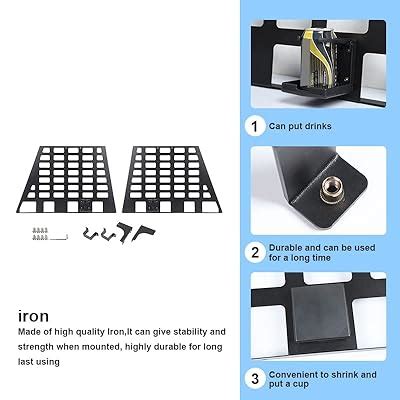 Buy Linskip Wrangler Molle Panel Rear Window Interior Storage Flank Kit ...