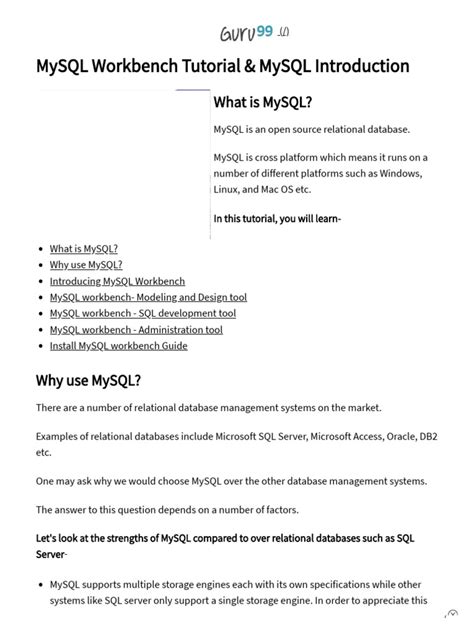 Image result for MySQL Workbench Tutorial I