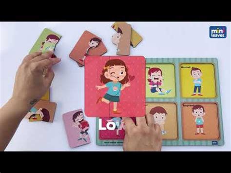 Emotions 2 Piece Wooden puzzle 2+ Years – Mini Leaves