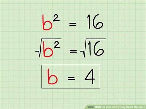 Image result for Math Pythagorean Theorem Step by Step How to Square Root
