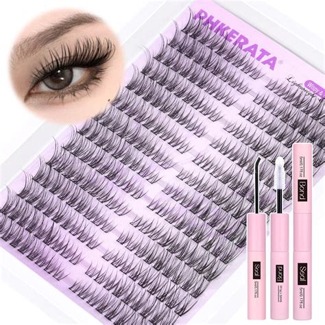Amazon.com: PHKERATA Wispy Lash Extension Kit Natural Lash Clusters Kit ...