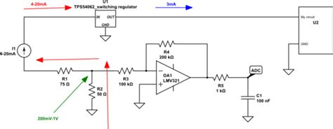 Image result for Loop Powered Device Example for 4 to 20 MA Inputs