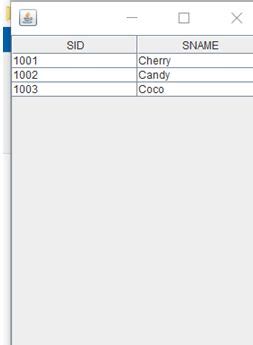 Image result for Java Swing Table with Database Tutorial