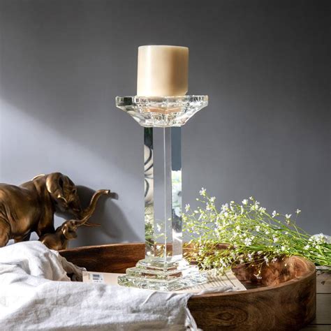 Enhabit Halo Crystal Candlestand Medium
