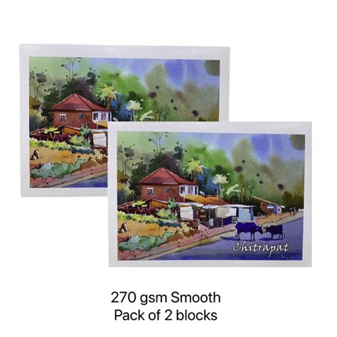htconline.in| Chitrapat Glued Sketchbook A3 270gsm Block Rough ...