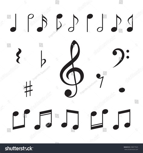 Music Notes Vector Art 的图像结果