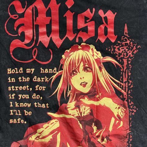 Death Note Misa Amane anime graphic t-shirt with... - Depop