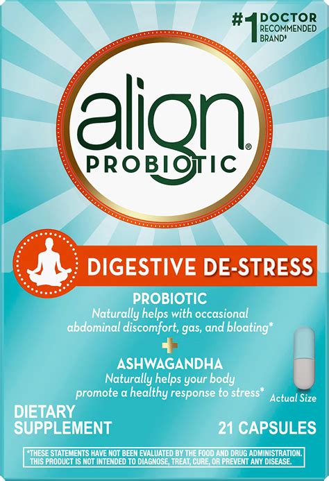 Amazon.com: Align Probiotic, Digestive De-stress, Probiotic for Women and Men with Ashwagandha ...