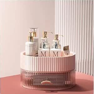 PrakalClear Makeup Organizer With DrawersCosmetic Storage Display Case ...