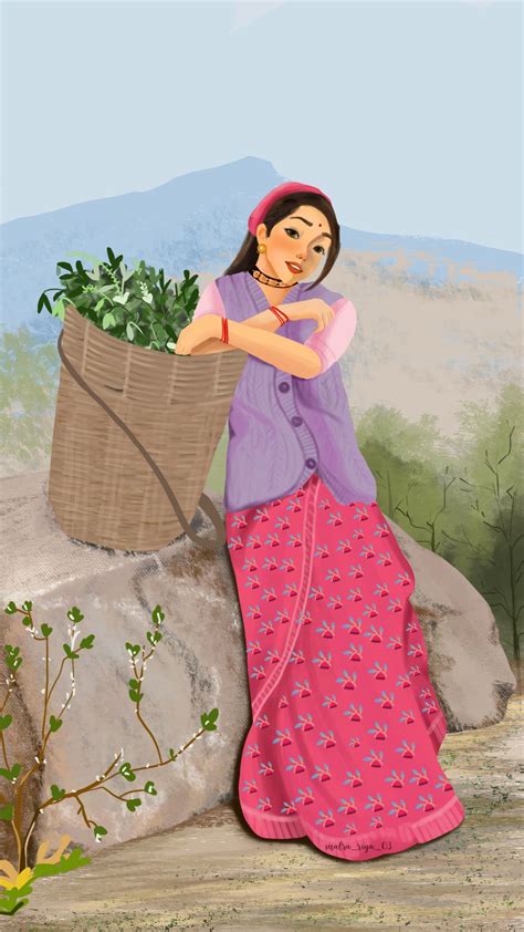 Discover 36 Pahad and Uttarakhand Culture Painting Ideas | pahadi paintings, himachali culture ...