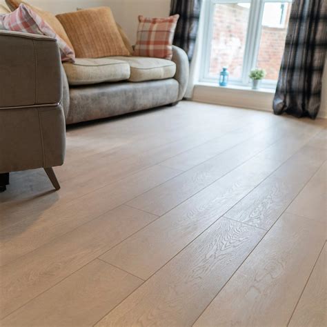 Premium 12mm Ash White Oak AC5 Laminate Flooring