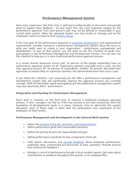 Image result for Performance Management Process PDF