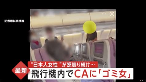 华航空姐讲中文，疑似“日本女乘客”破口大骂，声称要用日文_女子_视频_其他