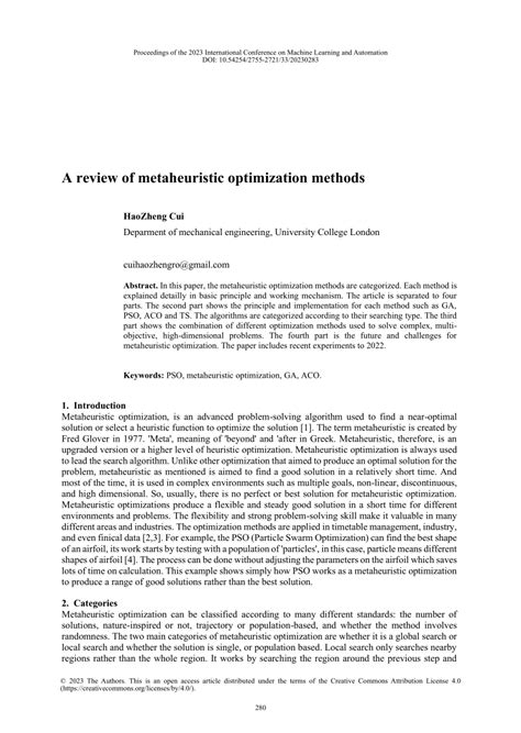 Image result for Metaheuristic Methods and Optimization