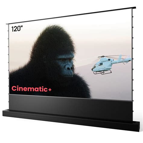 AWOL VISION 120" Motorized ALR Floor Rising Projector Screen for Ultra ...