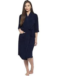 Buy Bezzilish Home Luxurious Shawl Collar Bathrobe - Soft, Absorbent ...