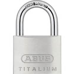 Lock And Key, Lightweight Cylinder Padlock Titalium (Body Made Of ...