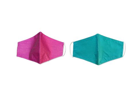 Alankriti Unisex Silk Fabric Reuseable Cloth Face Mask Without Valve ...