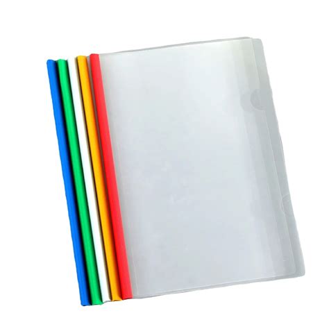 A4 Size Stick Transparent File Folder Stick File – Pack of 10 Pieces ...