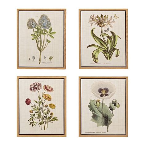 Gold Framed Wall Art Set Of 4 at Billy Tate blog