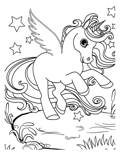 Unicorn Coloring Pages Cute & coloring book.