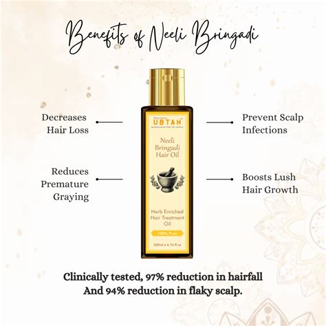 Neeli Bringadi - Herb Enriched Hair Treatment Oil – Rejuvenating UBTAN