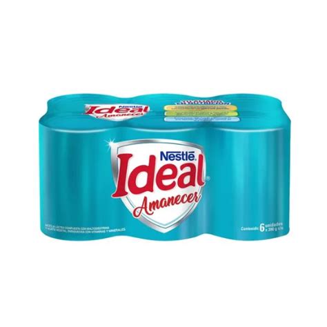 Leche evaporada Ideal Amanecer 410 g - presentación mayorista