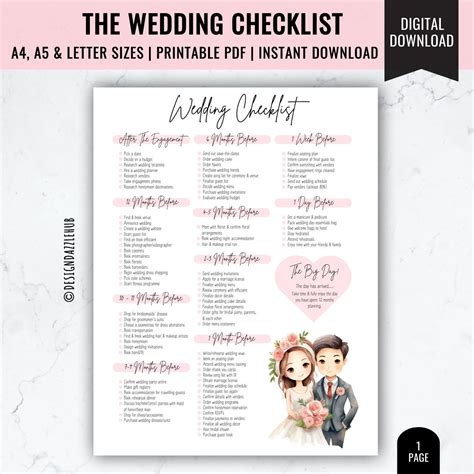 Image result for Wedding Checklist PDF