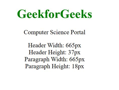 JavaScript Size Reference 的图像结果